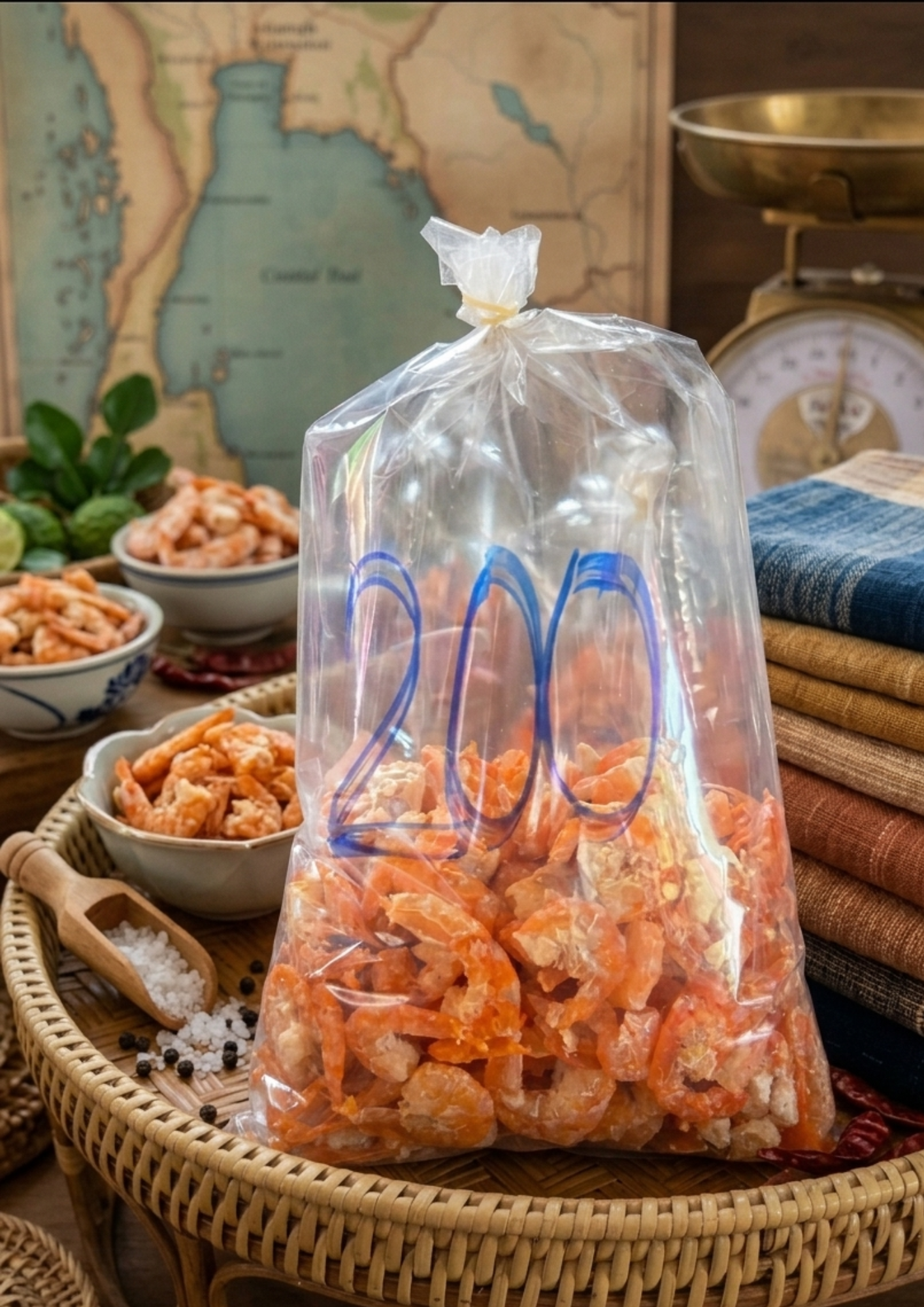 กุ้งแห้ง(ตัวใหญ่) แม่อรวรรณ กุ้งแห้ง(ตัวใหญ่) แม่อรวรรณ